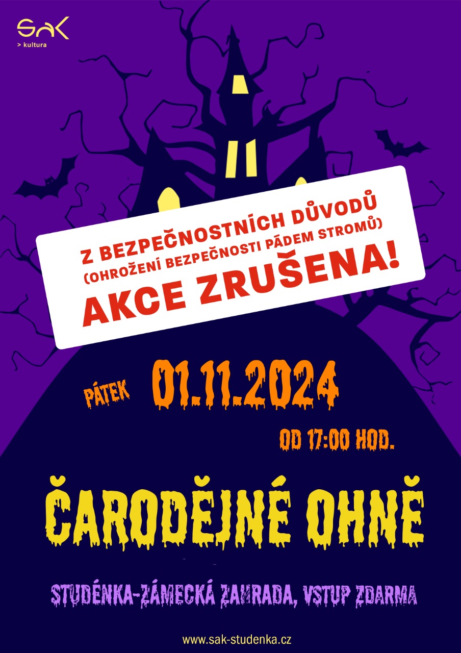 Čarodějné ohně - AKCE ZRUŠENA