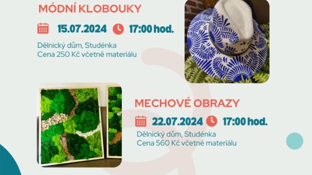 Tvořivý workshop - Módní klobouky